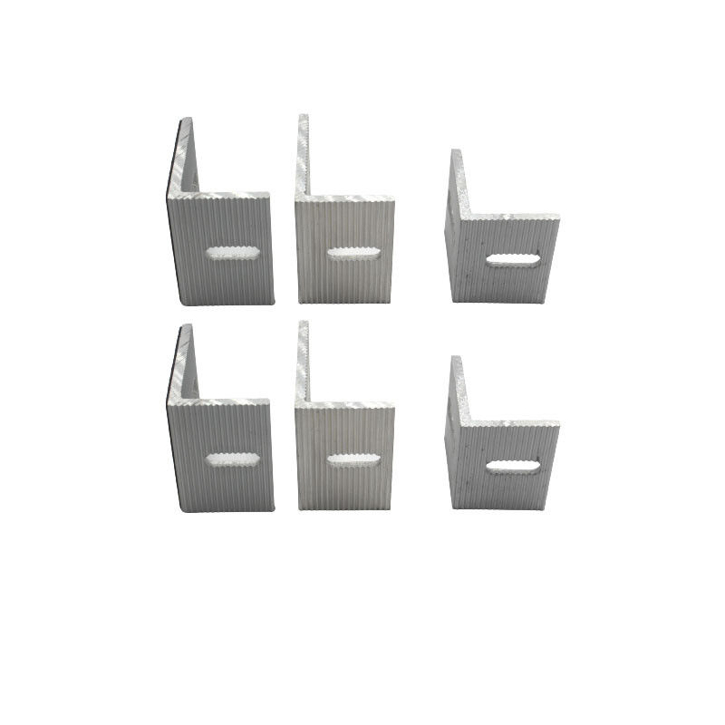 Heavy Duty Silver Metal Corner Brackets Xét bóng kết thúc Flat Metal Corner Brackets