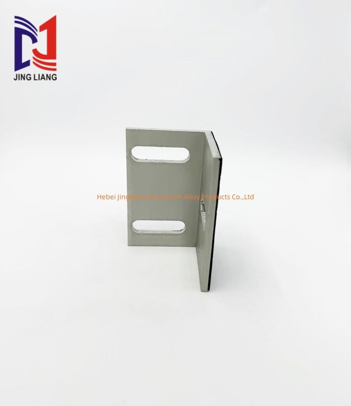 Mã góc 80 * 50 * 50mm cho Hệ thống hỗ trợ mặt tiền với lớp phủ oxy hóa anodizing