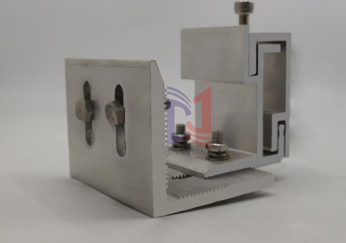 Các thành phần kẹp nhôm chống ăn mòn, bền bỉ, dễ lắp đặt cho hệ thống hỗ trợ mặt tiền