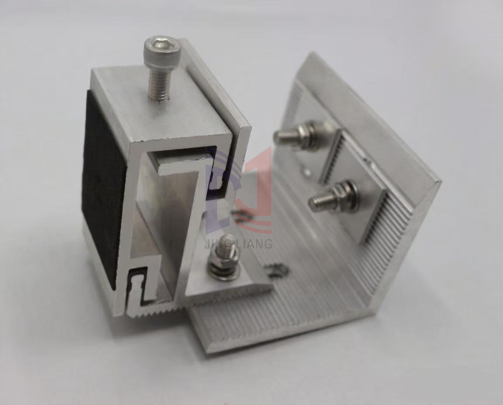 Các thành phần kẹp nhôm chống ăn mòn, bền bỉ, dễ lắp đặt cho hệ thống hỗ trợ mặt tiền