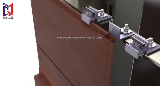 Hệ thống hỗ trợ mặt dựng thông gió bằng đất nung cho tấm 20mm với độ bền cao