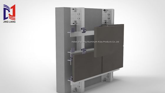 Hệ thống mặt tiền thông gió hỗ trợ bằng dây đeo cổ tay bằng đá